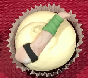 Hurley toppers Cupcakes