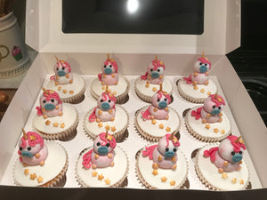 Unicorn -3D topper Cuppcakes
